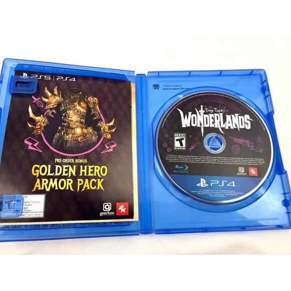 Tiny Tina's Wonderlands Sony PS4 PlayStation 4 2022 w/ Inserts Game + Case - Picture 3 of 7